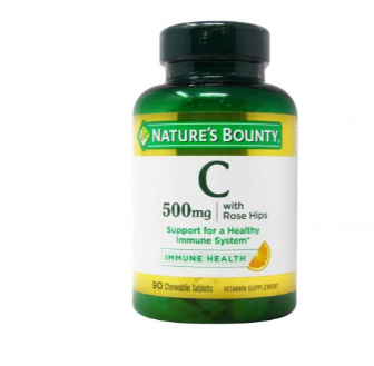 Nature's Bounty VitC 500Mg ChewTabs90's